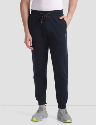 U.S. POLO ASSN. Solid Men Dark Blue Track Pants
