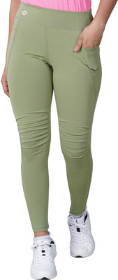 NIVIA Solid Women Green Track Pants