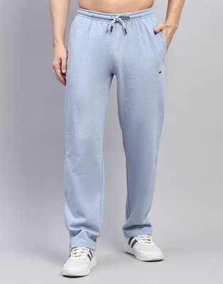 MONTE CARLO Solid Men Blue Track Pants