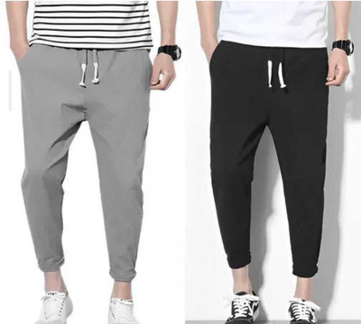 HouseOfCommon Solid Men Multicolor Track Pants