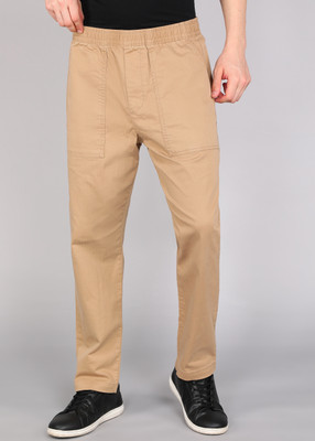 GAP Solid Men Beige Track Pants