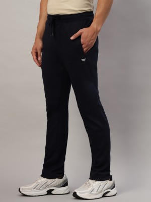 RISS Solid Men Dark Blue Track Pants