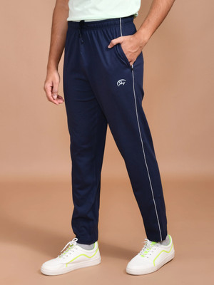 SKYKNIT Solid Men Dark Blue Track Pants