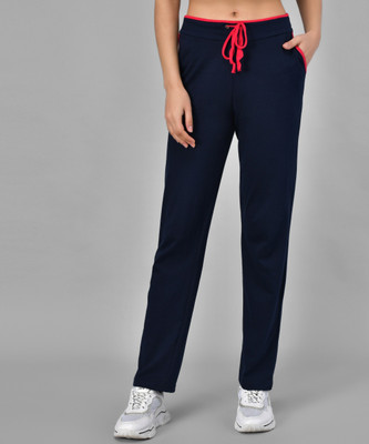 MYO Solid Women Blue Track Pants