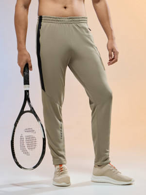TECHNOSPORT Printed Men Beige Track Pants