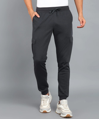 Alan Jones Solid Men Grey Track Pants