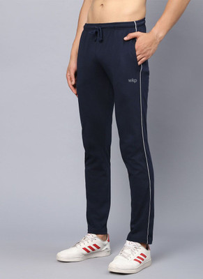 CRAZYVIBEZ Solid Men Dark Blue Track Pants