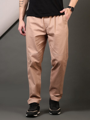 V-MART Solid Men Brown Track Pants