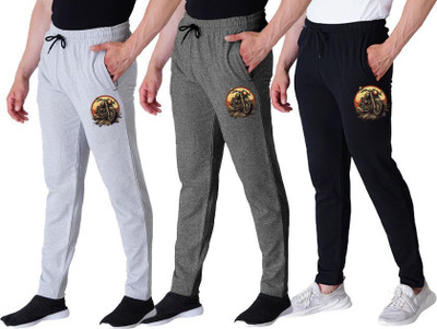 Kartblack Solid Men Multicolor Track Pants