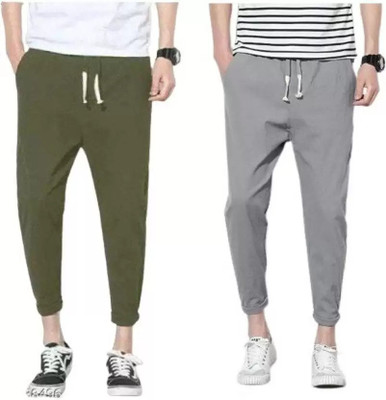 Muskan Creation Solid Men Maroon, Black Track Pants