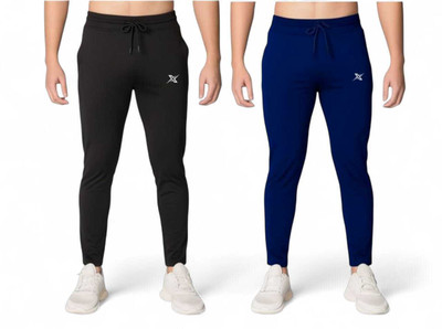 LOTEX Solid Men Green, Blue Track Pants