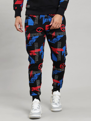 Free Authority Graphic Print Men Multicolor Track Pants