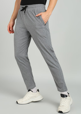 YUNEK Solid Men Grey Track Pants