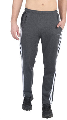 Zeffit Striped Men Grey Track Pants