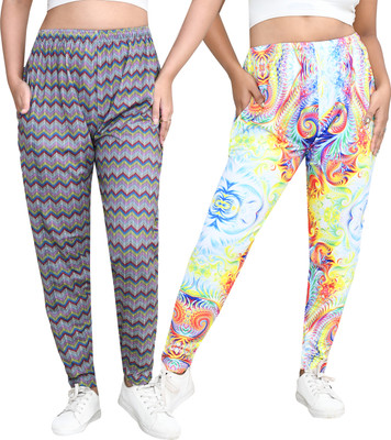 altius Printed Women Multicolor Track Pants