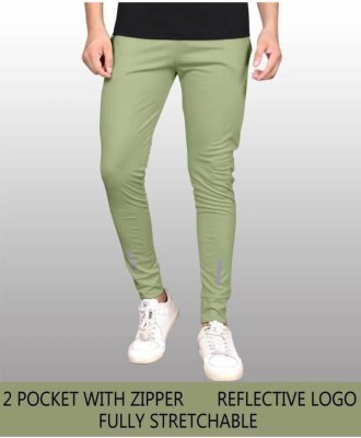 Fruzis Fashion Solid Men Green Track Pants
