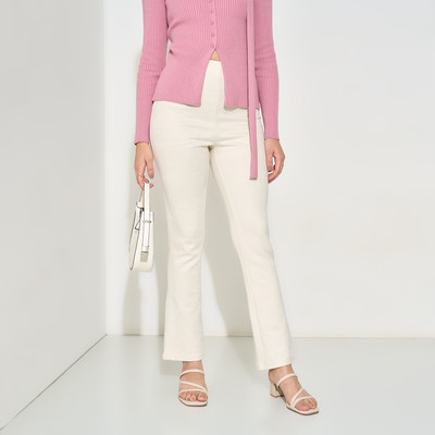 Honey By Pantaloons Solid Women White Track Pants