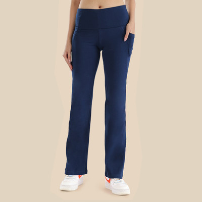 NITE FLITE Solid Women Blue Track Pants