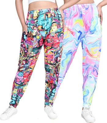 altius Printed Women Multicolor Track Pants