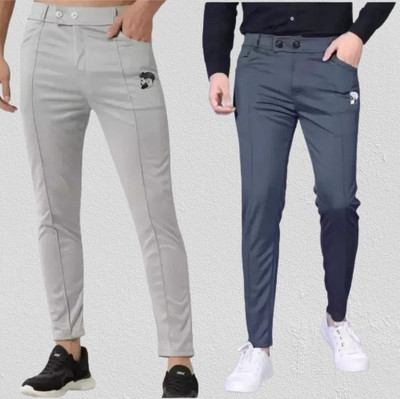 SUMITGARMENT Solid Men Grey, Grey Track Pants