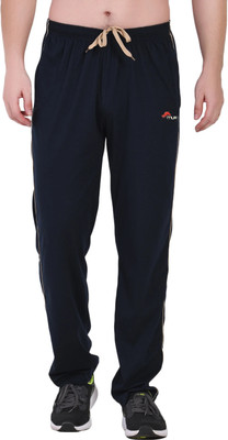 Muffy Solid Men Dark Blue Track Pants