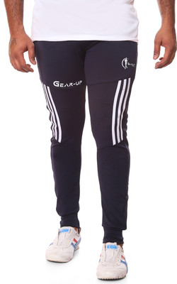 Gear Up Sports Striped Men Blue Track Pants
