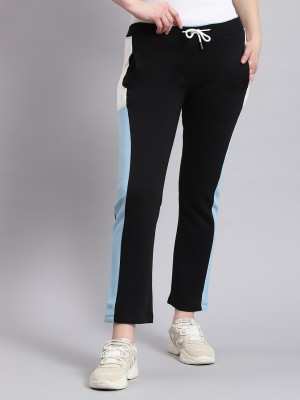 MONTE CARLO Printed Women Black Track Pants