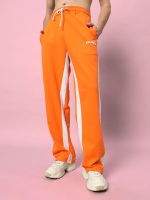 WEARDUDS Striped Men Orange, White Track Pants