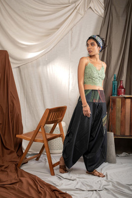The Veshti Company Printed Cotton Lycra Blend Women Harem Pants
