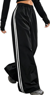 Dockstreet Solid Women White Track Pants