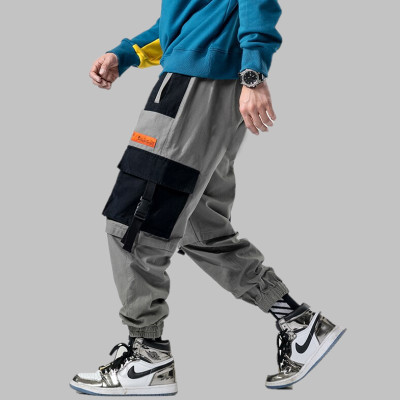 HVBK Solid Men Grey Track Pants