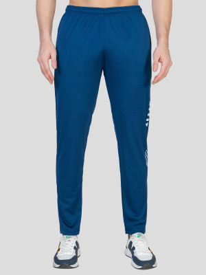 Zeffit Printed Men Blue Track Pants