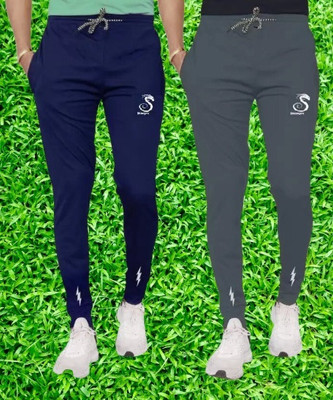 SHIMPEX Solid Men White Track Pants