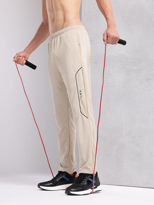 HRX by Hrithik Roshan Washed Men Beige Track Pants