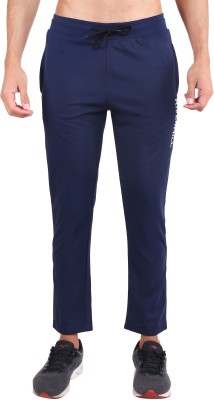 RiverHill Printed Men Dark Blue Track Pants