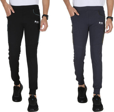 STAR THE VISION Printed Men Black, Grey Track Pants
