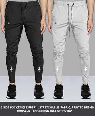 AVOLT Self Design Men Multicolor Track Pants