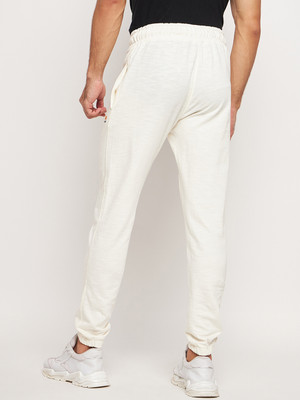 Club York Solid Men White Track Pants