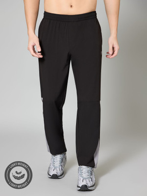Turnfit Colorblock Men Black Track Pants
