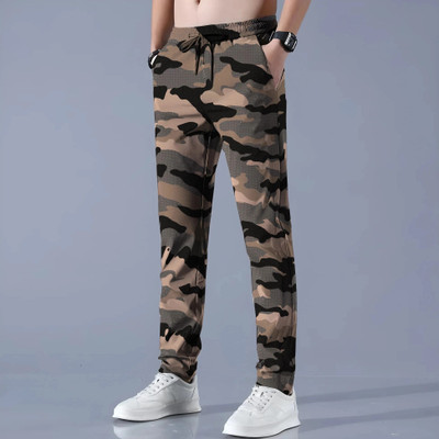 Symvi Printed Men Multicolor Track Pants