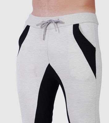 Gazzet 4G Colorblock Men Grey Track Pants