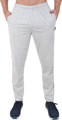 Zeffit Solid Men Grey Track Pants