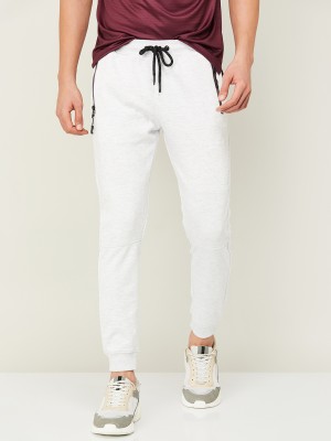 Fame Forever by Lifestyle by Lifestyle Solid Men White Track Pants