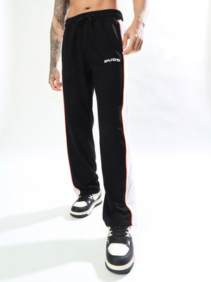 WEARDUDS Self Design Men Orange Track Pants