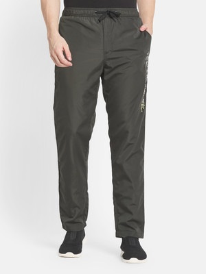 Octave Solid Men Green Track Pants