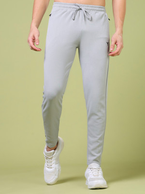 TECHNOSPORT Solid Men Grey Track Pants
