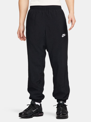 NIKE Solid Men Black Track Pants