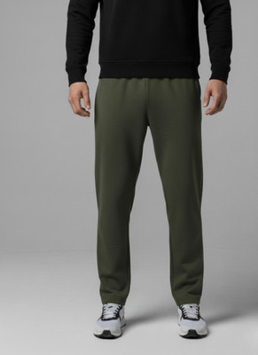MACK JONNEY Self Design Men Olive Track Pants
