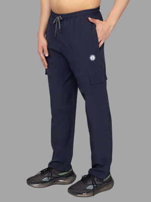 Pyro Spirit Solid Men Dark Blue Track Pants