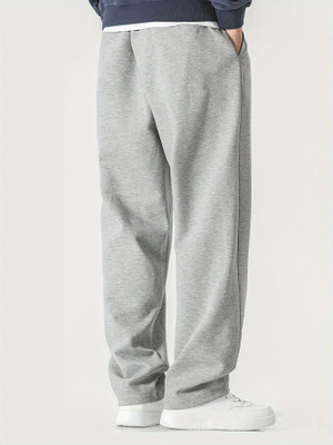 Dockstreet Solid Women Grey Track Pants